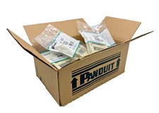 Lot of 10x PANDUIT CFPE6EIY 6 Port Mini-Com Executive Series Faceplate, IVORY picture