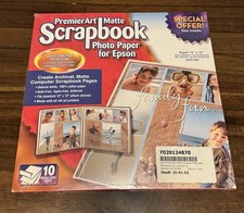 12 x 12 Scrapbook Epson PremierArt Photo Paper Matte White Archival NEW SCR1003 picture