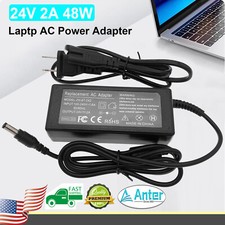 24V 2A AC DC Adapter Power Supply Cord Charger For LCD Monitor Printer 5.5mm Tip picture