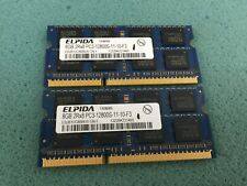 Elpida 16GB(2 x 8GB) EBJ81UG8BBU0-GN-F PC3-12800S DDR3 SODIMM Laptop RAM - R496 picture
