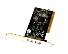 ADAPTEC 2217600-R PCI TO USB BOARD, AUA-2000C, REV: A 0612, 2217600R picture