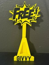 3D Printed Custom Buyer GIVEY Stand Yellow / Black picture