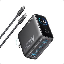 Anker 140W USB-C Charger 4-Port Laptop Advanced GaN Power Adapter for Mac/iPhone picture