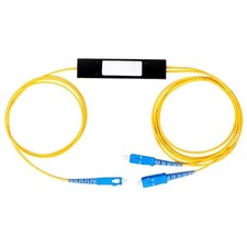 1X2 1 To 2 Fiber Optical Splitter Coupler Cable SC UPC FBT Signalmode Coupling e picture