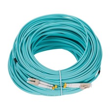 50 Meters 164Ft Fiber Patch Cable Multimode LC-LC OM3 LSZH Fiber Jumper,Green picture