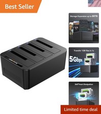 Fast and Efficient 4-Bay HDD Enclosure - Tool-Free Setup and 80TB Capacity picture