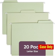 Case for Letter Size Hanging File Folder - 1/3-Cut Built-in Tab, 20 Count picture