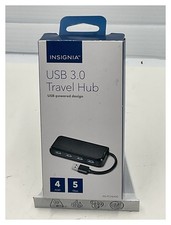 Insignia 4-Port USB 3.0 Travel Hub 5Gbps SuperSpeed USB-Powered NS-PCH6430 picture