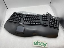 ADESSO PCK-308UB BLACK Wired Ergonomic Multimedia Touchpad Keyboard - Free SH picture