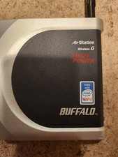 BUFFALO WHR-HP-G54 AIR STATION WIRELESS-G HIGH POWER ROUTER - Missing Cord  picture