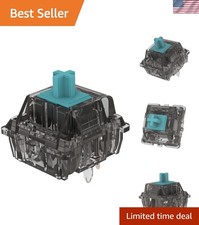 Tactile Keyboard Switches, 5 Pins Tactile Switch 67g Gold Plated Spring Heavy... picture