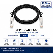 10G SFP+ Generic Open-Code Passive DAC Twinax Cable for White-Label 1M 2M 3M picture