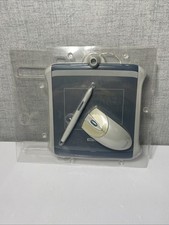 Wacom Graphire ET-0405A-U USB Drawing Tablet Steel Blue w/ Pen Mouse & Case picture