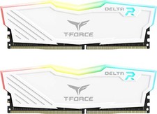 Teamgroup T Force Delta Rgb Ddr4 16Gb 3200Mhz Ram With Rgb Lighting White picture