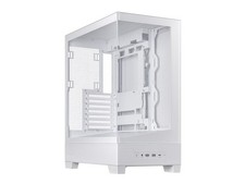 ASUS A31 White ATX Mid-Tower Gaming Case, Dual-sided tempered glass, Frameless picture