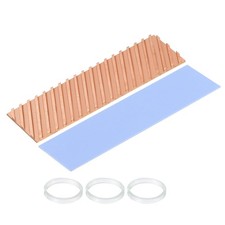 MECCANIXITY Copper Heatsink 70x20x2mm with Thermal Pad 70x20x2mm, Tone picture