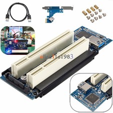 PCI-E Express X1 to Dual PCI Riser Extend Adapter Card With USB 3.0 Cable picture