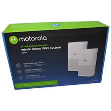 MOTOROLA Whole Home Tri-Band Mesh WiFi System AC2200  2-Pack picture