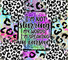 Talking in Cursive, Mouse Pad, Sublimated, Can Personalize, Made to Order(mp135) picture