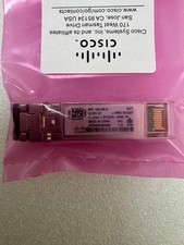 Cisco SFP-10G-SR-X 10 Base SFP Module converter with green hologram picture