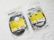 2x eSATA cables, 3ft & 6ft, NEW StarTech.com Shielded External eSATA Cable M/M picture