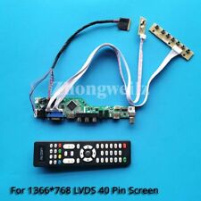 For LTN156AT20-H01/P01/W01 VGA+HDMI+AV+USB LVDS 1366x768 40 Pin LCD Driver Board picture