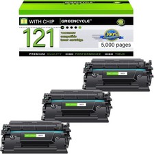3 PK CRG121 3252C001 Black Toner Compatible for Canon 121 imageCLASS D1620 D1650 picture