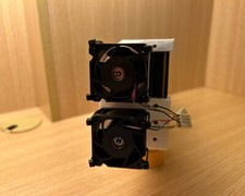 AMD Radeon Instinct MI25 MI50 MI60 Dual fan heatsink for graphics card（Fan kit） picture
