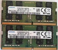 32GB (2x16GB) SAMSUNG DDR4 2666 MHZ PC4-21300 2RX8 Laptop Ram  M471A2K43CB1-CTD picture