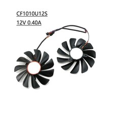 New For XFX RX 580/RX 590 Graphics Card Cooling Fan CF1010U12S Two fans picture