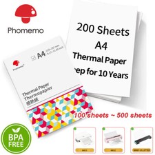 A4 Thermal Printer Paper for Phomemo M08F M832 M834 P831 Portable Printer US picture