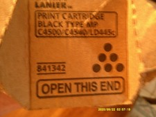 NIB  Ricoh Savin Lanier 841342   Black Toner Cartridge  US picture