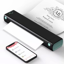 Portable Wireless A4 Bluetooth Thermal Inkless Mobile Printer Phomemo M08F Lot picture