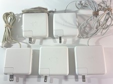 Lot of 5 Apple MacBook Power Adapter Chargers Mixed Magsafe 1, 2, USB-C Computer picture