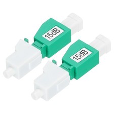 2PCS Fiber Attenuator 15dB LC/APC, Single Mode Fixed Male Female Attenuator picture