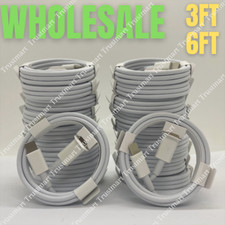 20X Bulk Lot PD Fast Charger Cord USB-C to iPhone Cable For Apple 12 11 Pro Max picture