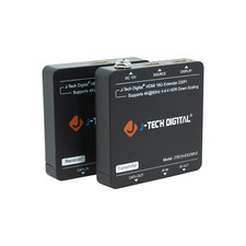 4K@60Hz HDMI Extender over Cat 5e/6 Ethernet Cable 230' with Loop Out Downscaler picture