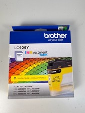 Brother LC406YS OEM INKvestment Printer Ink 1 500 Page-Yield Yellow picture