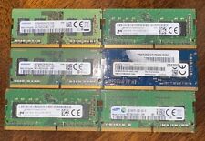 Lot of 6 Mixed ,   4GB PC4 DDR4 Laptop Memory / RAM SO-DIMM (6 x 4GB Total 24GB) picture