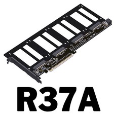 JMT ADT-R37 PCIe5.0x16 to 4-Port U.2/EDSFF Hard Disk Split Card 4x128Gbps 1 to 4 picture