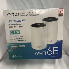 TP-Link Deco XE75 Pro AXE5400 Tri-Band WiFi 6E Mesh System (2-Pack) Wi-Fi 6E, AX picture