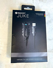 ROCCAT Juke Virtual 7.1 USB 2.0 Stereo Soundcard Dongle w/ 2x 3.5mm 3 pack picture