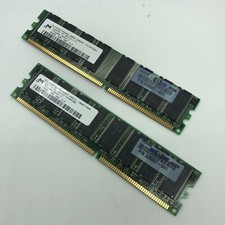 512MB Total HP 2x 256MB Memory #326667-041 PC3200 DDR 400 SDRAM CL3 Matched Pair picture