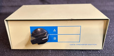 Manual Data Transfer Switch DB9 RS232 A/B Serial Selector Box Metal Case picture