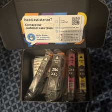 (Lot of 4) Smart Ink Compatible Ink Cartridge 280XXL & 281XXL for Pixma Printers picture