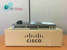 Cisco WS-C3750G-48TS-S 48 Port Gigabit Switch 1 YEAR WARRANTY SAME DAY SHIPPING picture