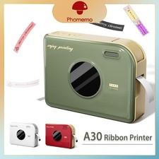 Phomemo A30 Ribbon Label Maker Rechargeable Bluetooth Thermal Printer Inkless picture