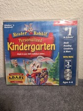 Reader Rabbit Personalized Kindergarten Disc 2 PC CD ROM Sealed, never opened. picture