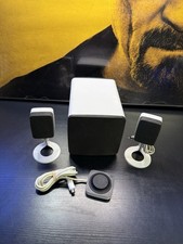 Dell AY410 2.1 Computer Speakers Subwoofer Satellites Volume Control White picture