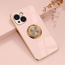 Luxury Bling Slim Ring Stand Cover Case For 16E 16 15 14 13 12 11 Pro Max XR XS picture